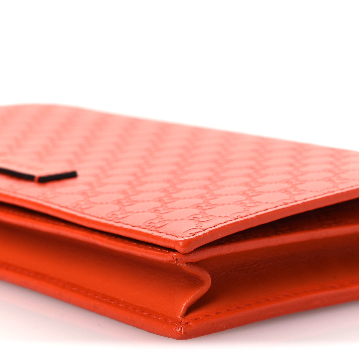 Gucci Soft Microguccissima Crossbody Wallet Sun Orange 9 of 10