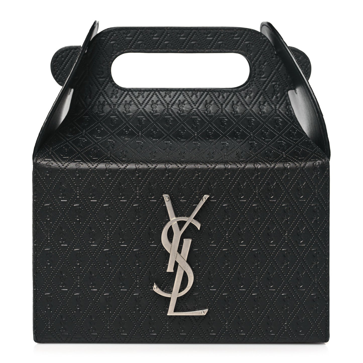 Calfskin Monogram Take Away Box Black