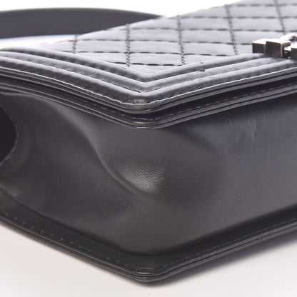 Chanel Calfskin Stitched Medium Boy Flap Black 8 of 9