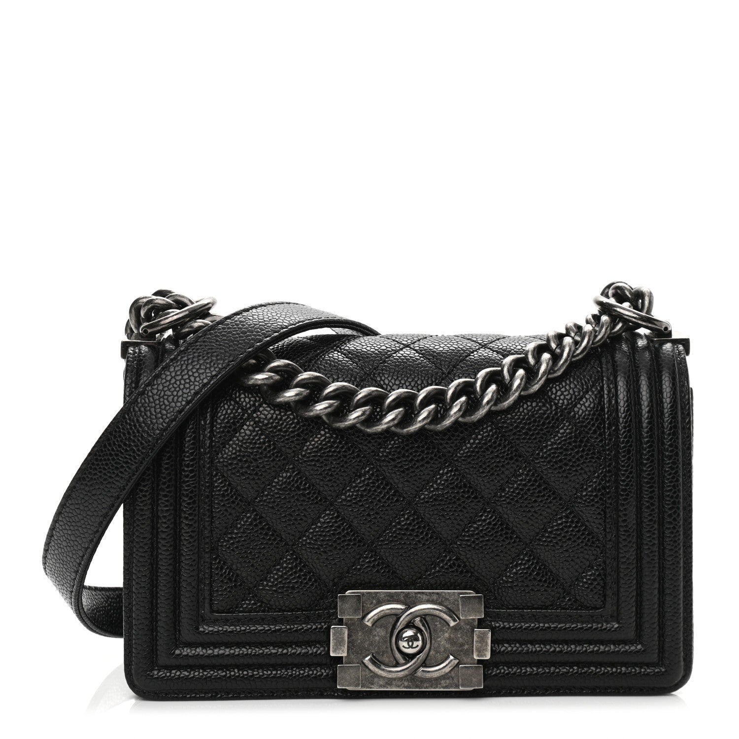 Chanel Caviar Quilted Small Boy Flap Black 1 of 11