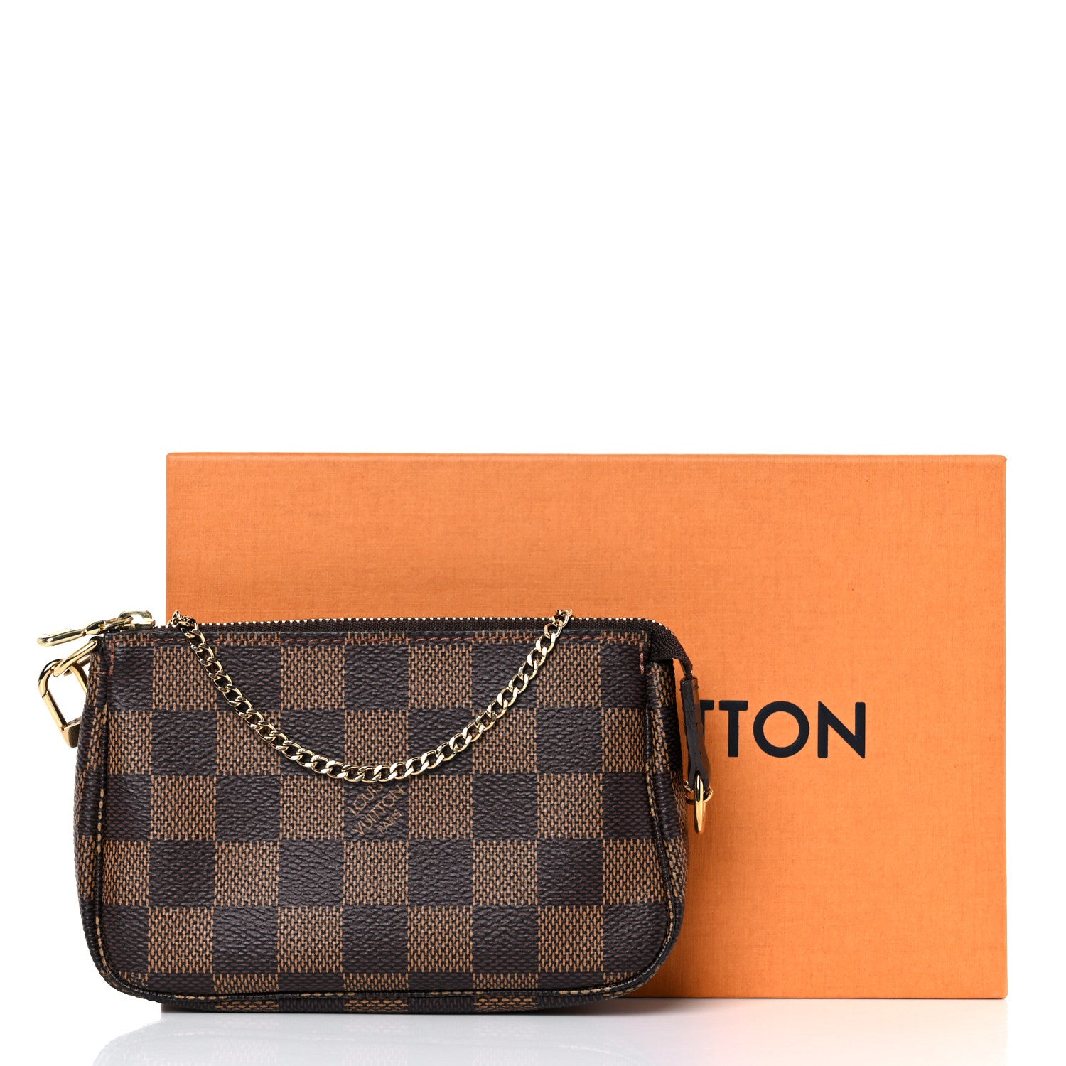 Louis Vuitton Damier Ebene Mini Pochette Accessories 10 of 10