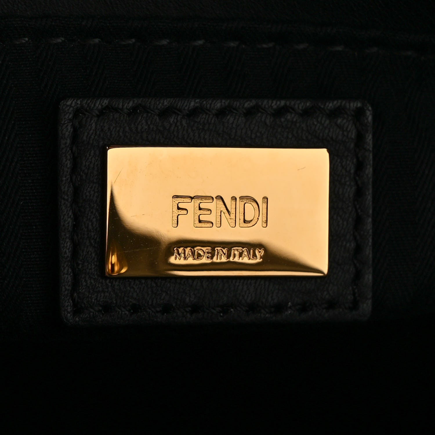 Fendi Vitello Elite Petite 2Jours Tote Black 6 of 8
