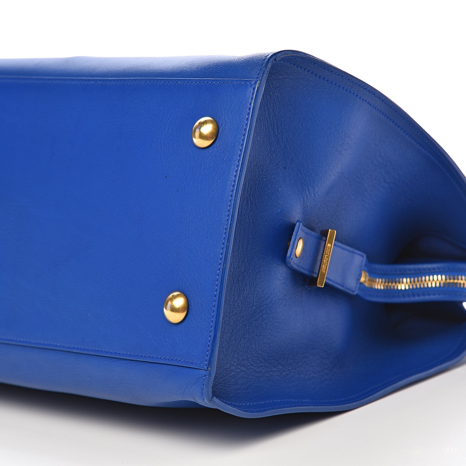 Saint Laurent Calfskin Medium Classic Y Cabas Royal Blue 9 of 10