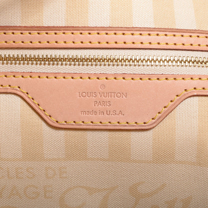 Louis Vuitton Monogram Rayures Neverfull MM 7 of 8