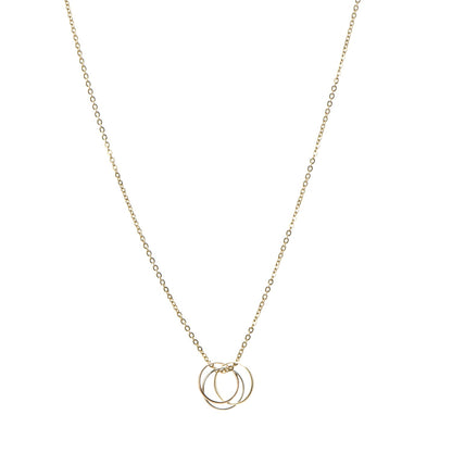 Cartier 18K Pink Yellow White Gold Trinity Pendant Necklace 1 of 5