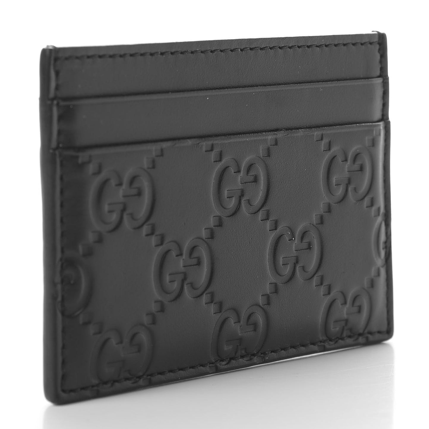 Guccissima Card Holder Black