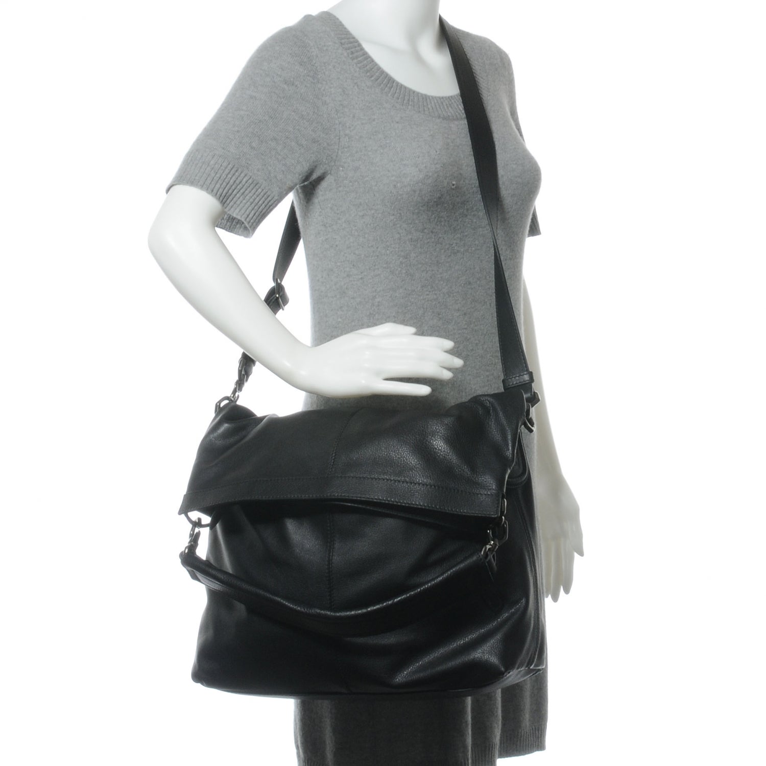 Givenchy Goatskin Nightingale Messenger Black 2 of 7