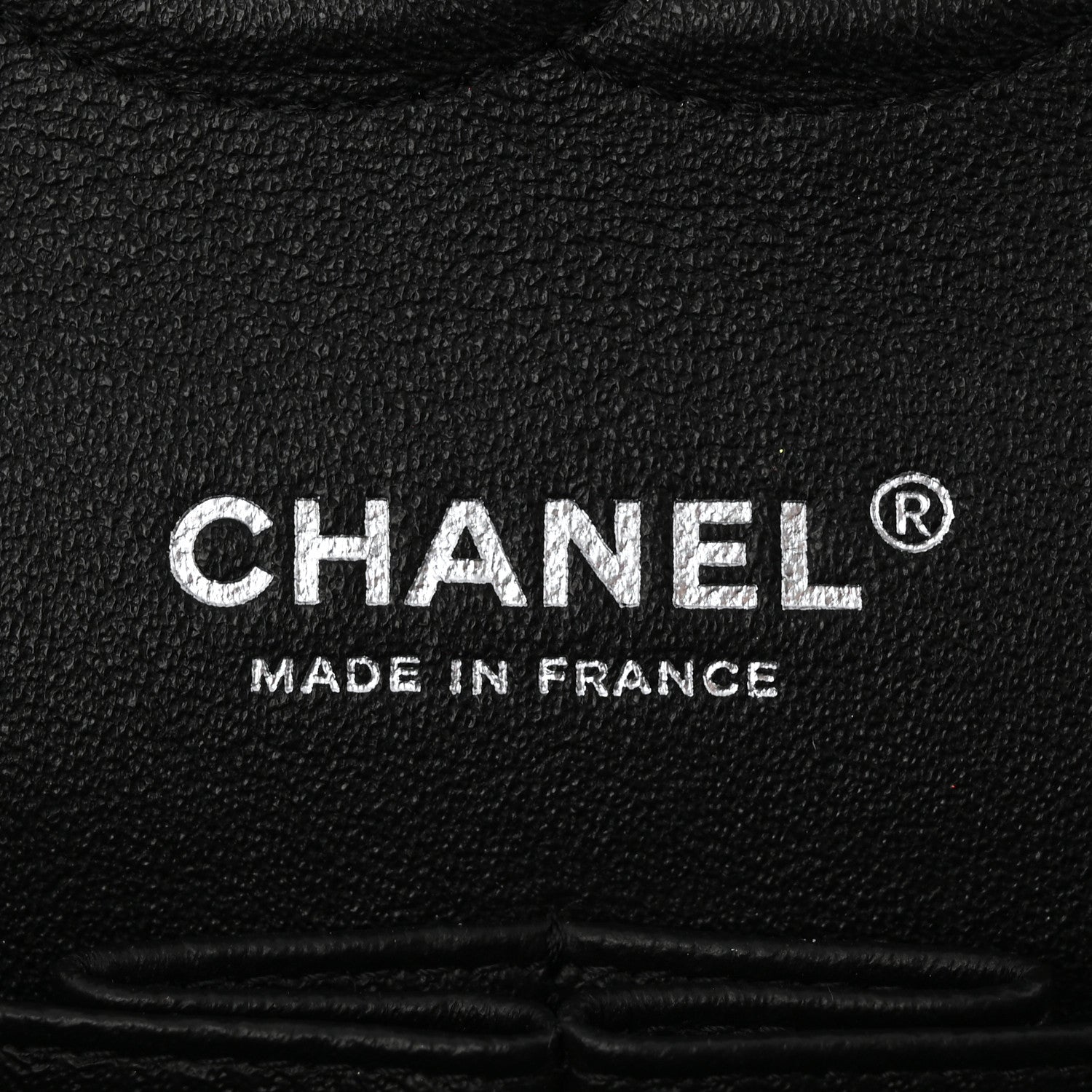 Chanel Lambskin Chevron Quilted Medium Double Flap Black 6 of 10