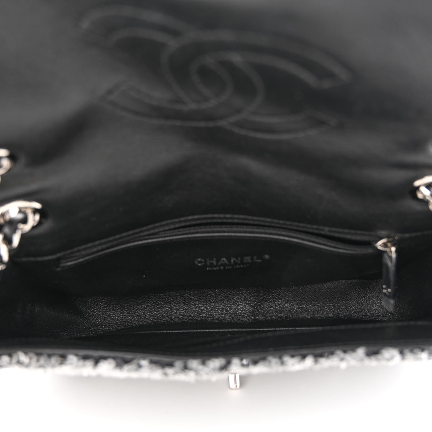 Chanel Sequin Mini Rectangular Flap Silver 5 of 11