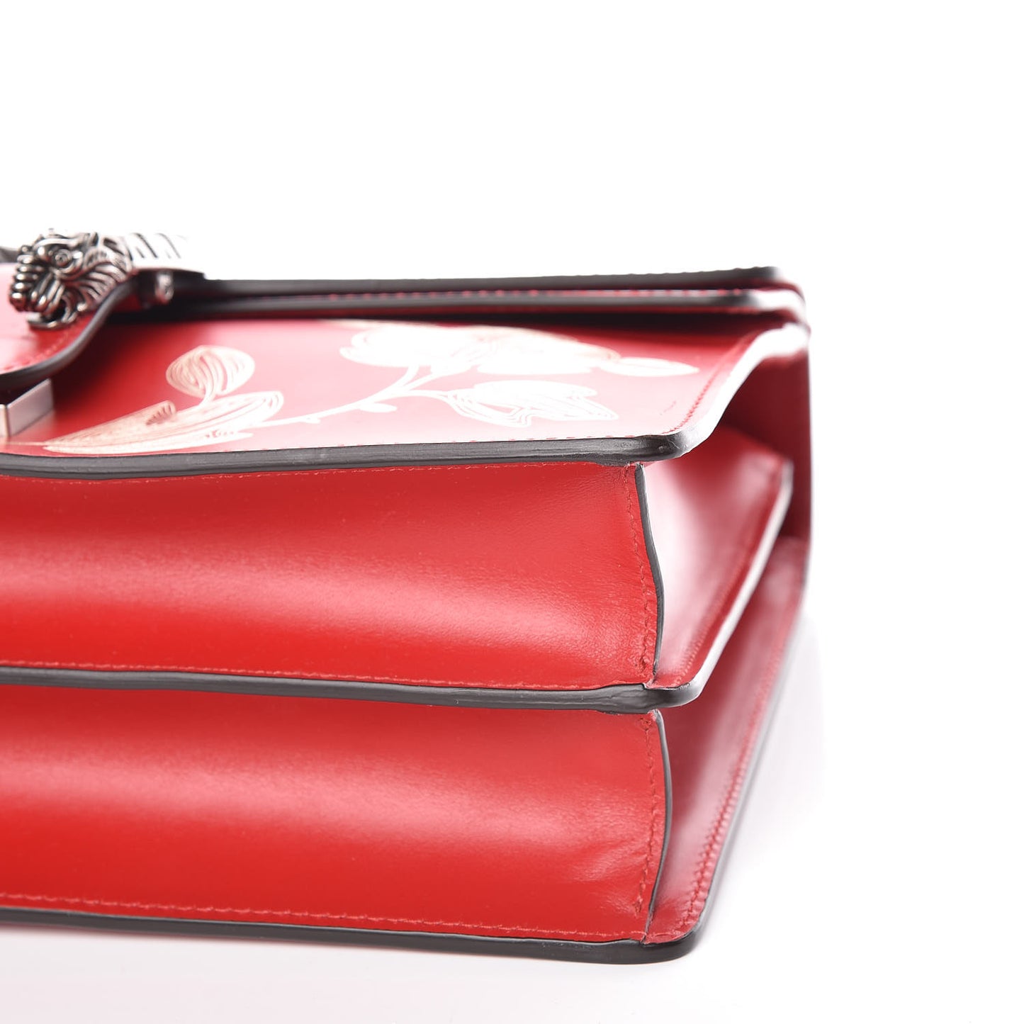 Calfskin Chinese New Year Medium Dionysus Shoulder Bag Hibiscus Red