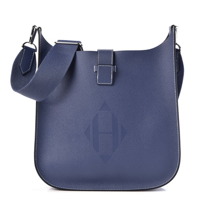 Hermes Epsom Evelyne Sellier 29 PM Bleu Agate 1 of 10