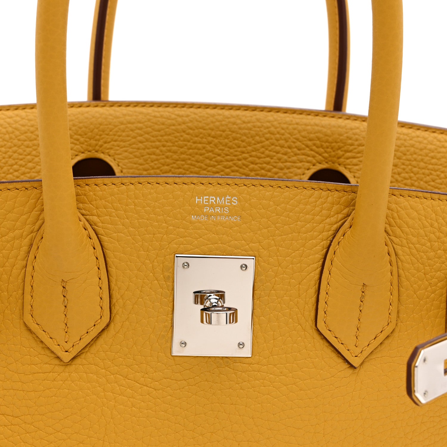 Hermes Togo BIRKIN 30 Jaune Ambre 6 of 10