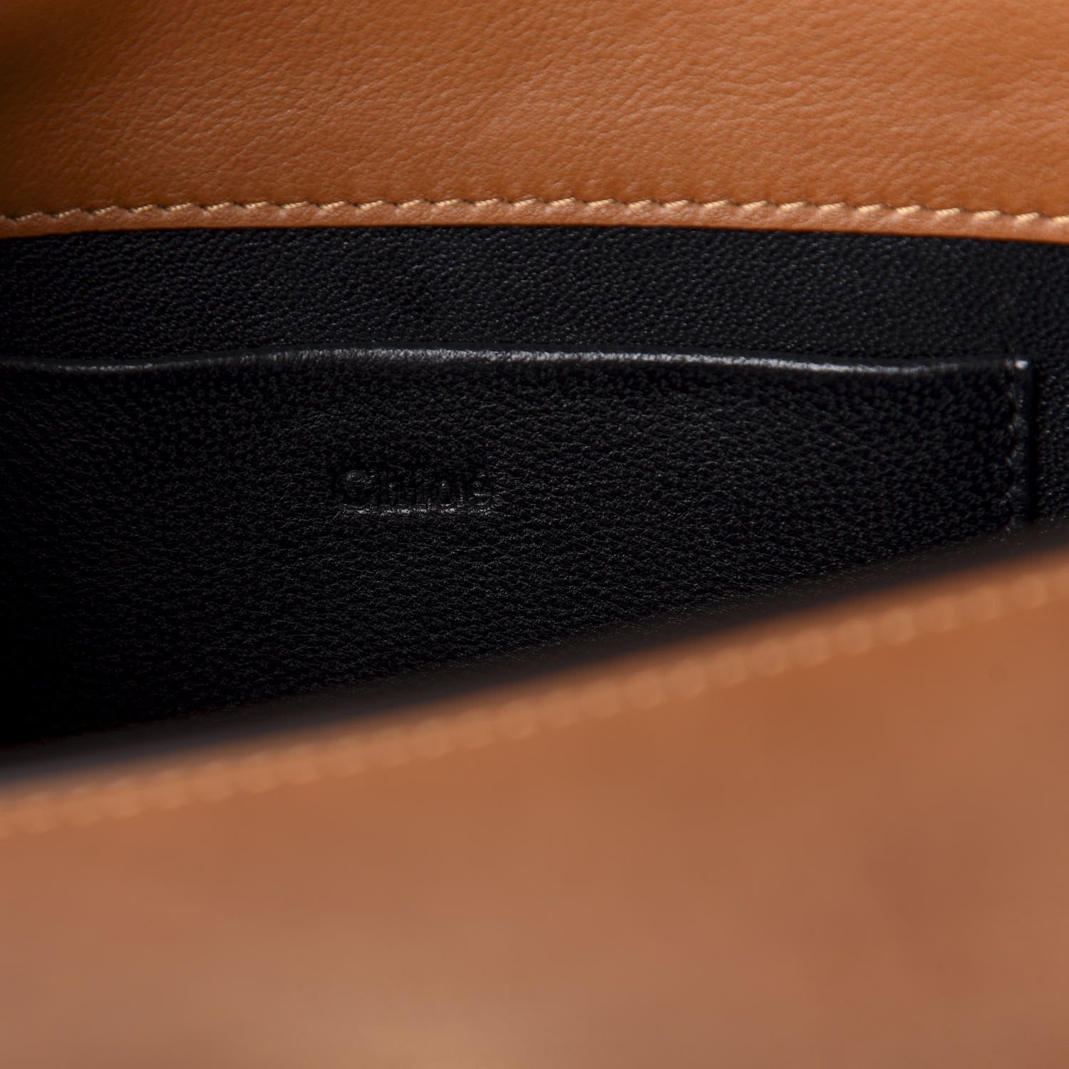 Chloe Calfskin Small Nile Bracelet Minaudiere Bag Caramel 6 of 8