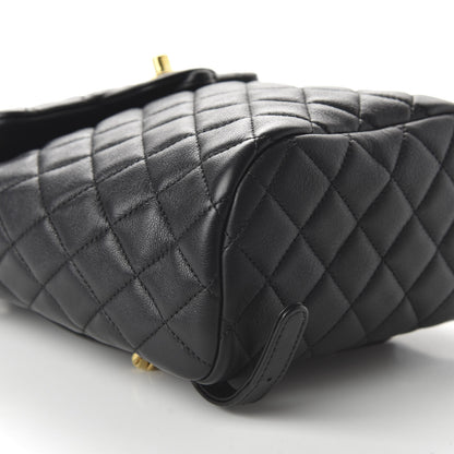 Chanel Calfskin Quilted Mini Urban Spirit Backpack Black 5 of 9