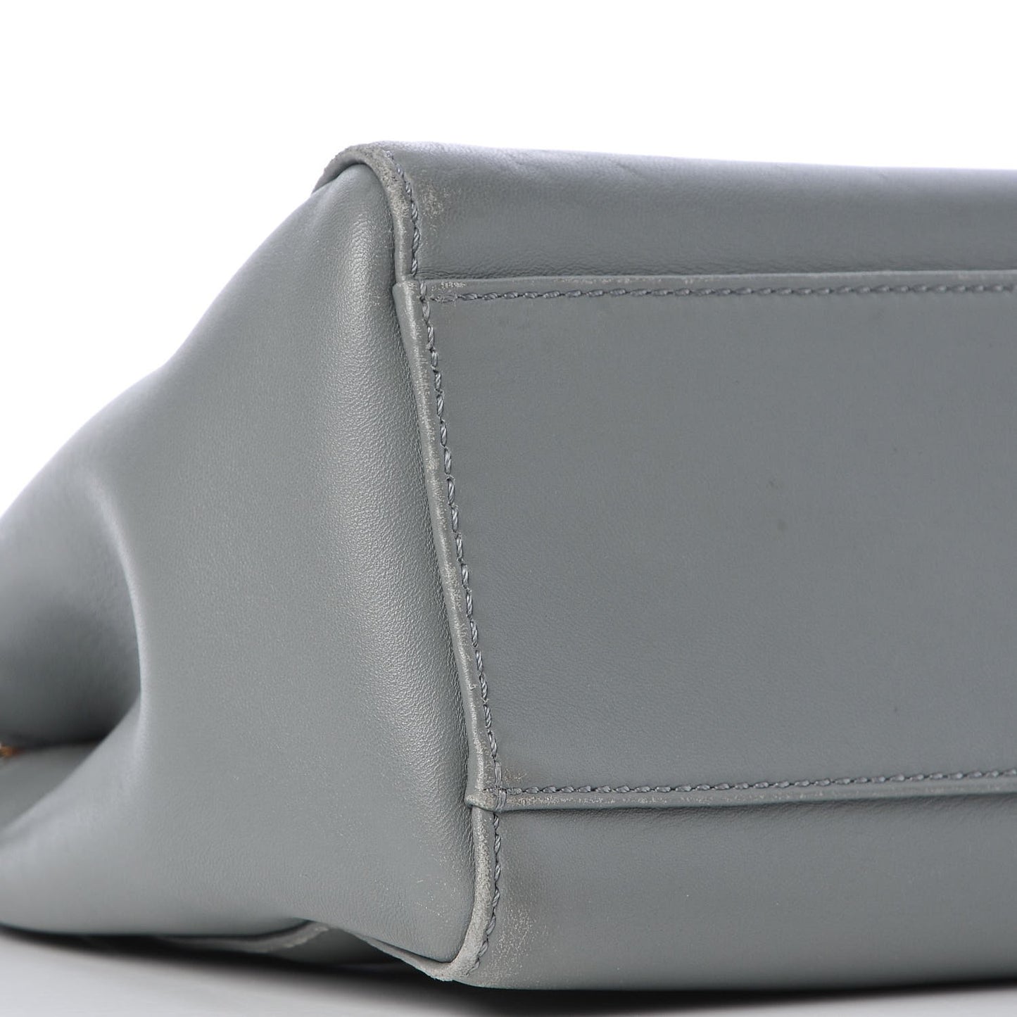 Nappa Colorblock Mini Peekaboo Iconic Satchel Grigio Chiaro Fragola Blue