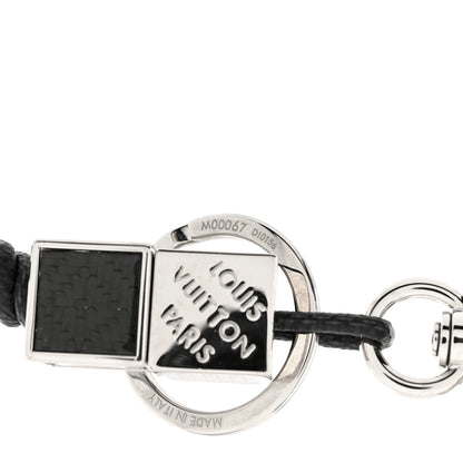 Louis Vuitton Palladium Damier Graphite Dice Bag Charm Key Holder 3 of 3