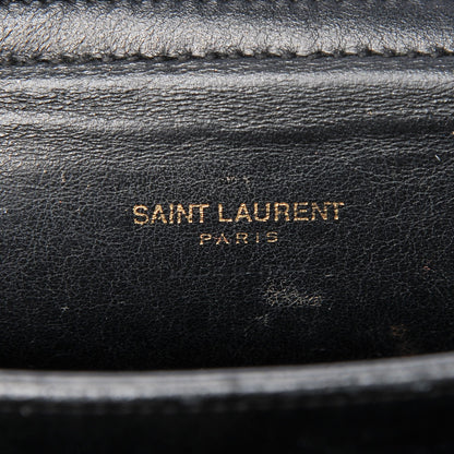 Saint Laurent Grained Calfskin Small Moujik Top Handle Bag Black 6 of 14