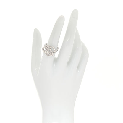 Chanel 18K White Gold Diamond Fil de Camelia Ring 54 6.75 2 of 6