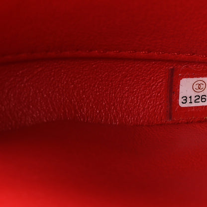 Chanel Lambskin Quilted Small Trendy CC Flap Dual Handle Bag Red 7 of 10