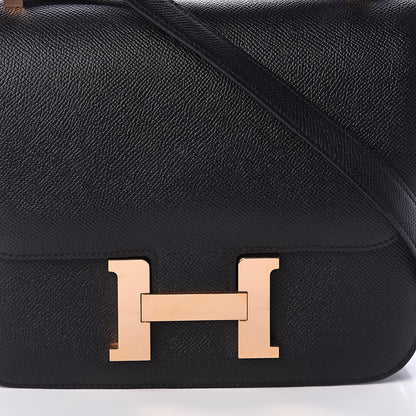 Hermes Epsom Constance 24 Black 7 of 20