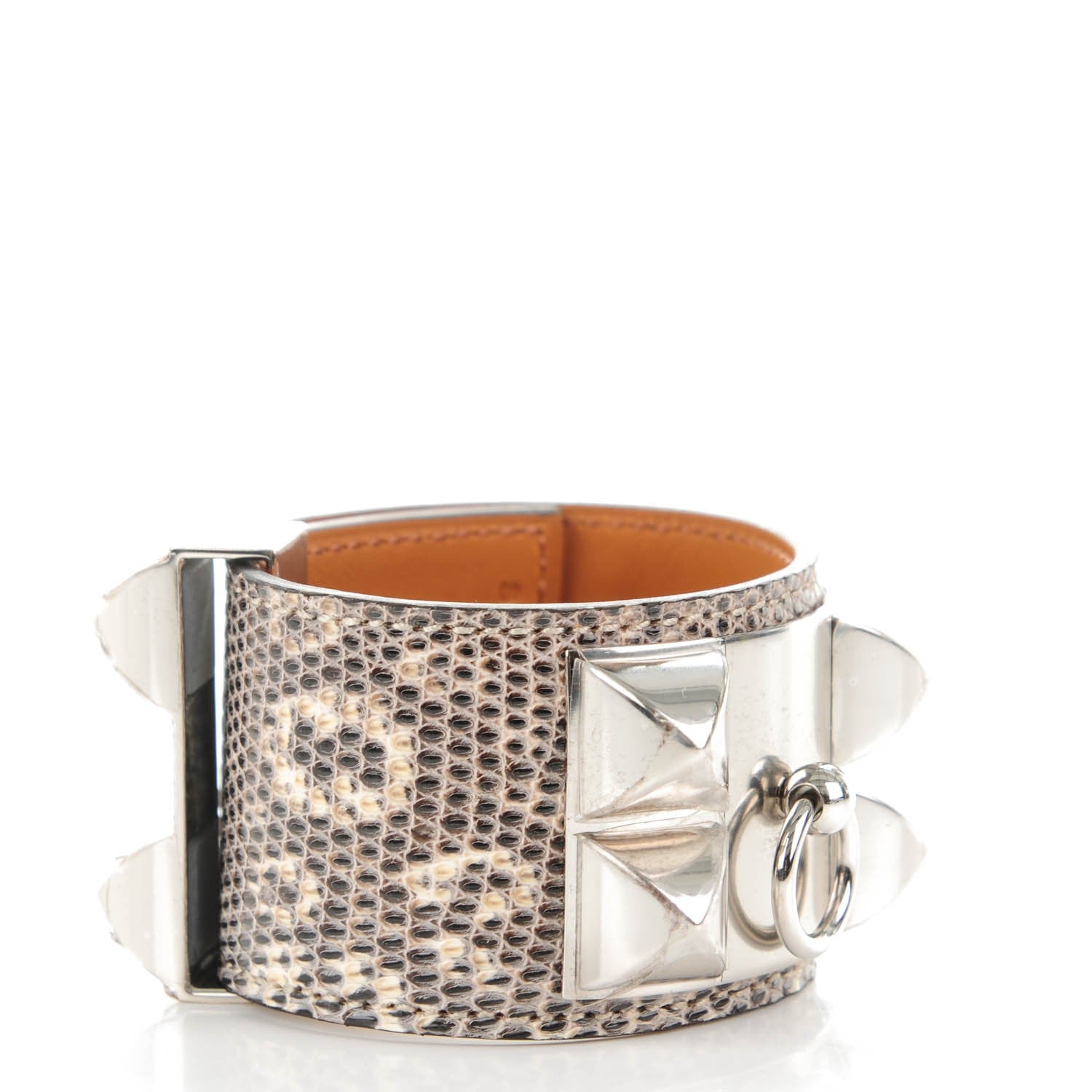 Hermes Lizard Collier De Chien CDC Bracelet S Ombre 3 of 7