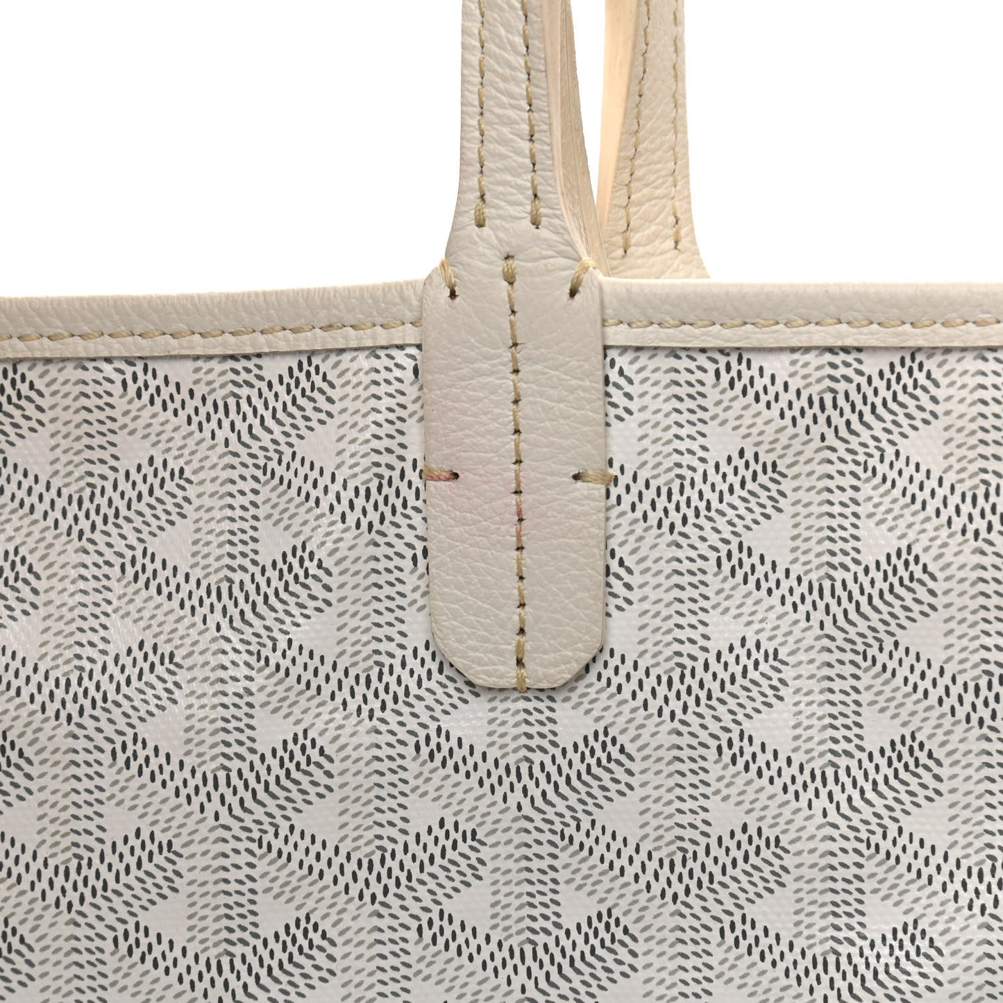 Goyardine Super Cat Saint Louis PM White