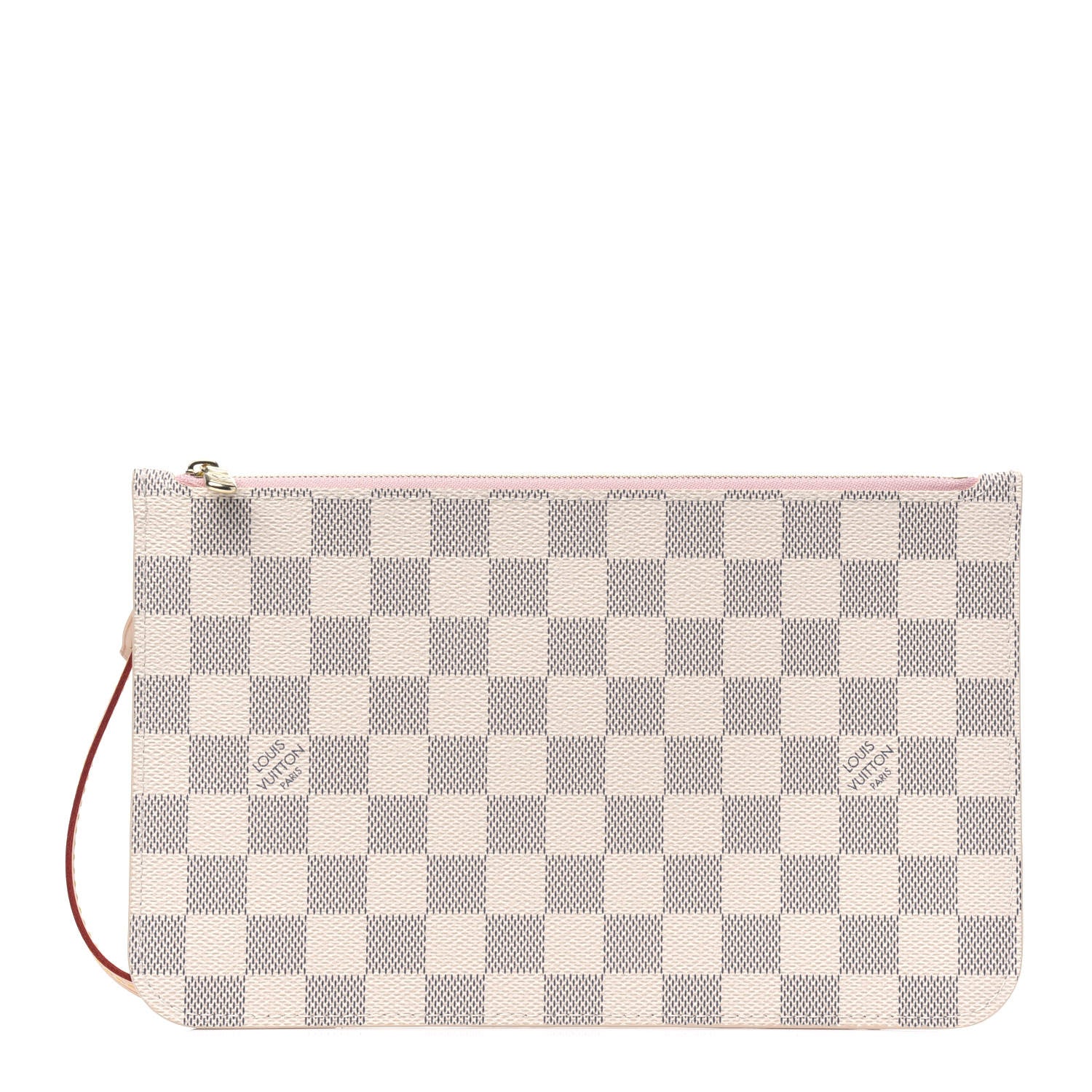 Louis Vuitton Damier Azur Neverfull MM GM Pochette Rose Ballerine 1 of 4