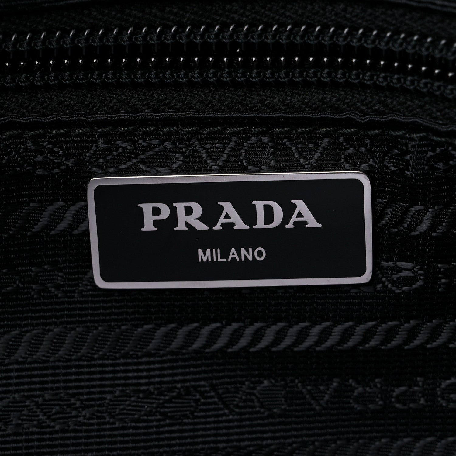 Prada Tessuto Nylon Studded New Vela Shoulder Bag Black 6 of 8