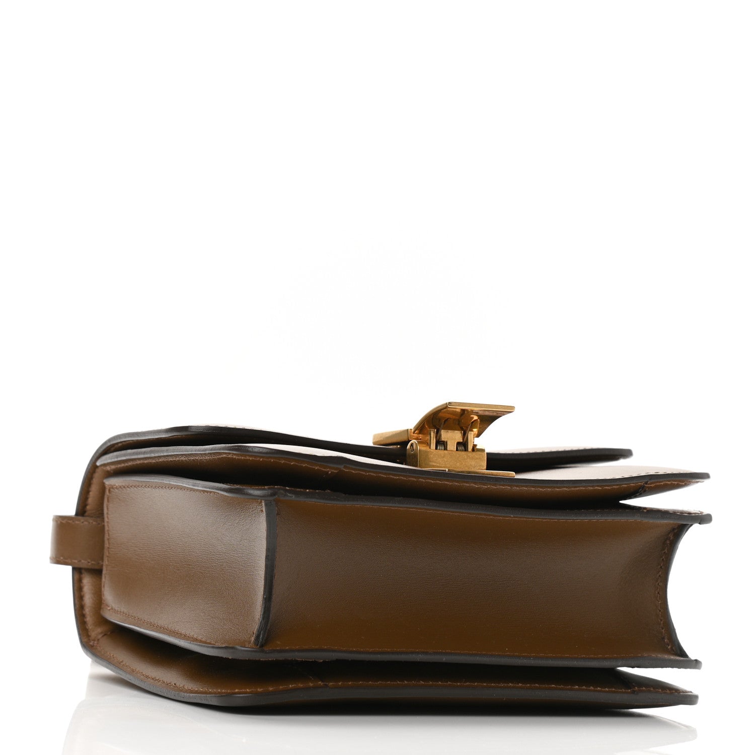 Celine Smooth Calfskin Small Classic Box Flap Bag Camel 4 of 12