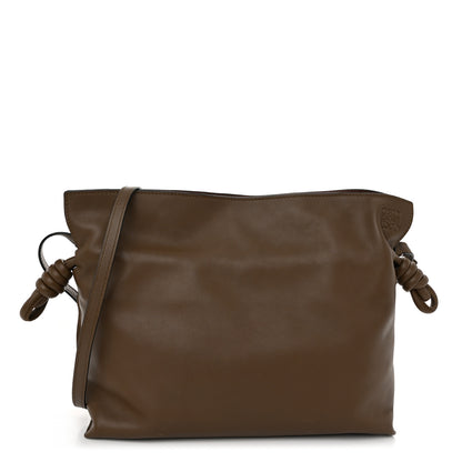 Loewe Nappa Medium Bi-Color Flamenco Knot Bag Brown 1 of 9