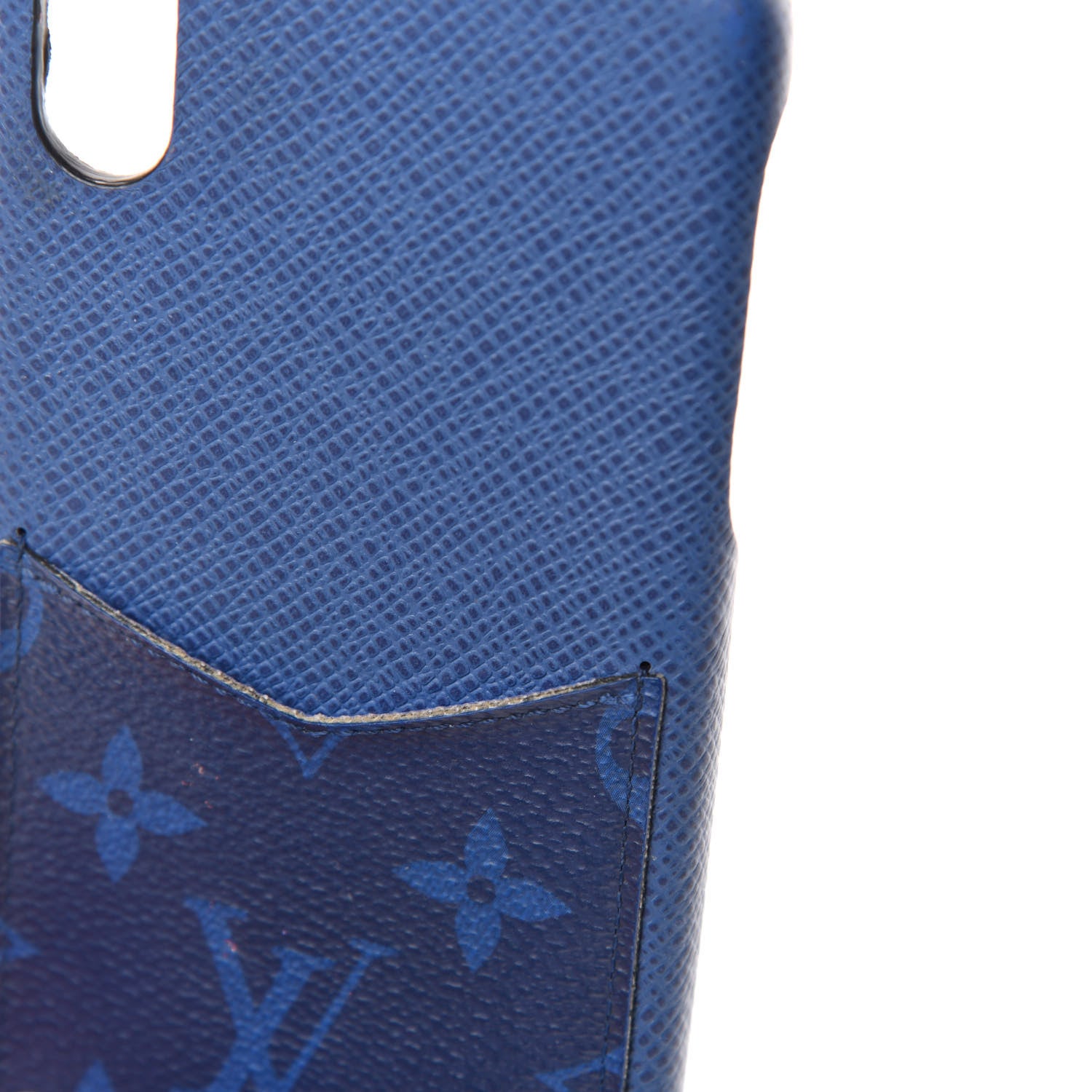 Louis Vuitton Monogram Taiga iPhone XS Max Bumper Cobalt 12 of 14