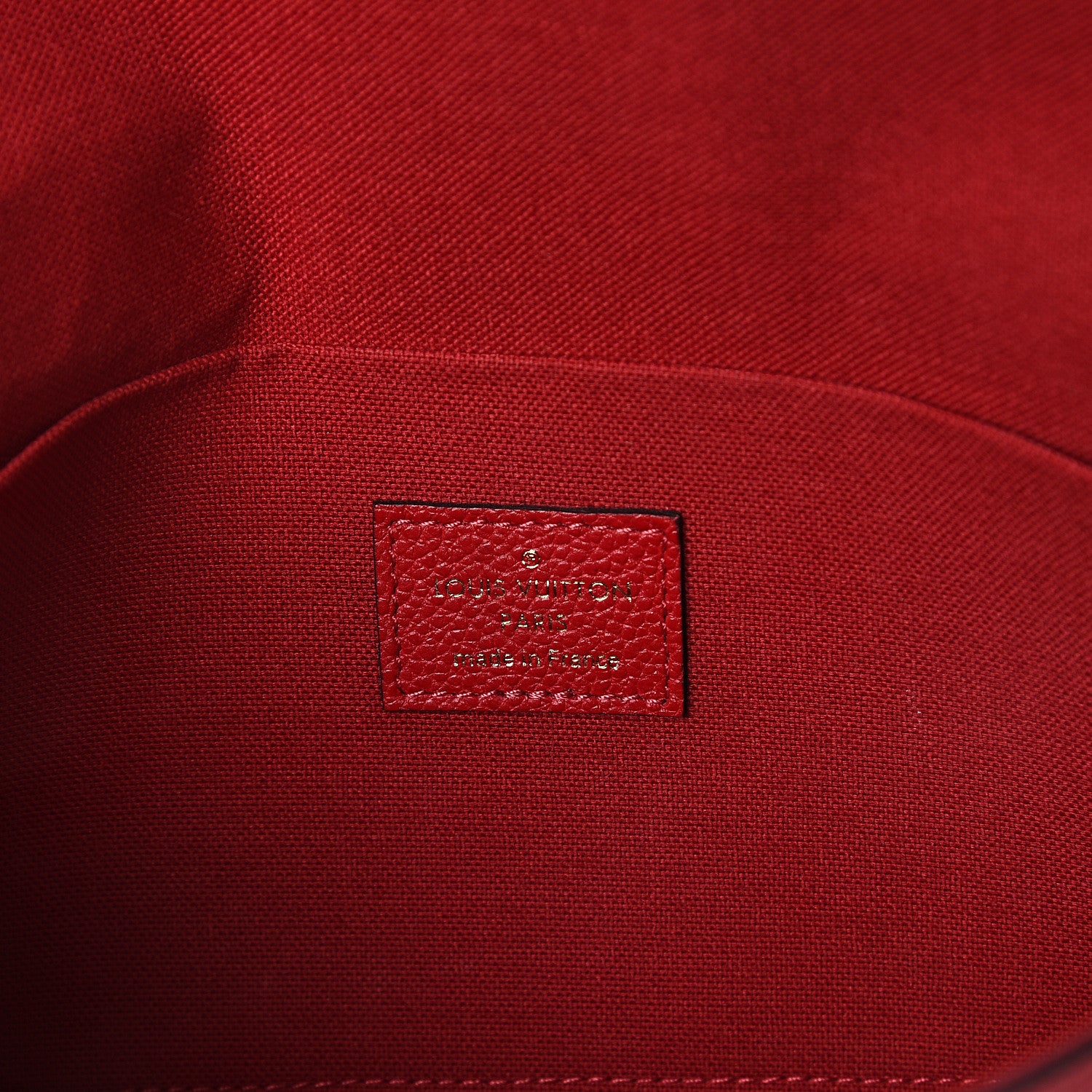 Louis Vuitton Empreinte Pochette Felicie Chain Wallet Cherry 6 of 8