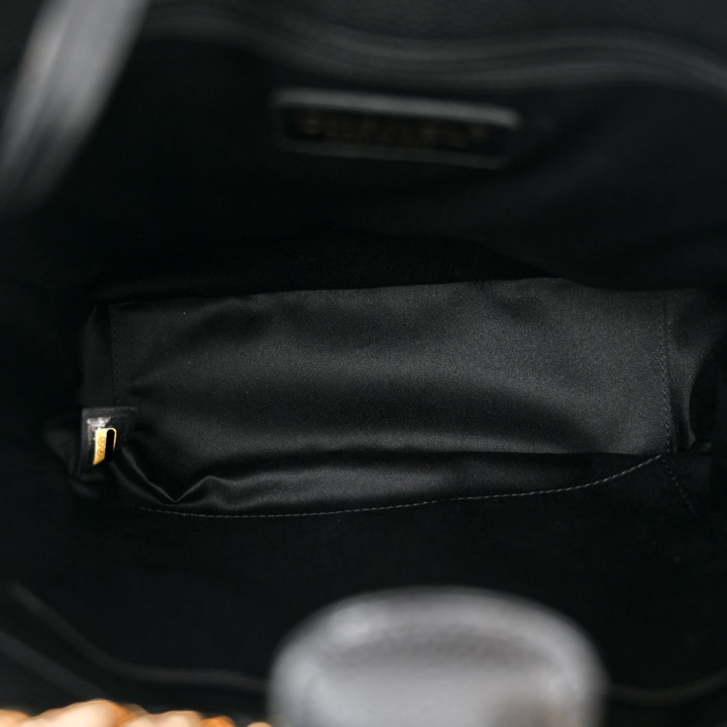 Caviar Quilted Petit Shopping Tote PST Black