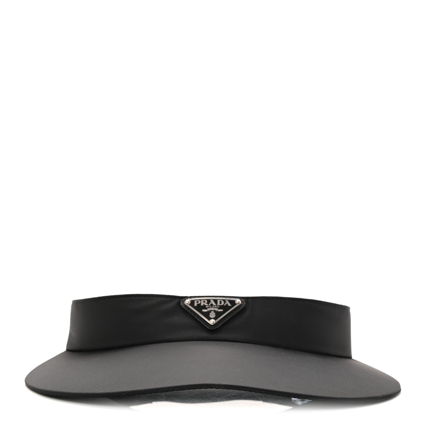 Re-Nylon Metal Triangle Logo Mens Visor L Black