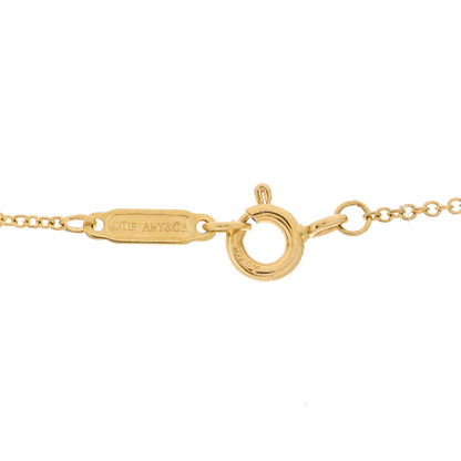 Tiffany 18K Yellow Gold Return to Tiffany Mini Double Heart Tag Pendant Necklace 5 of 6