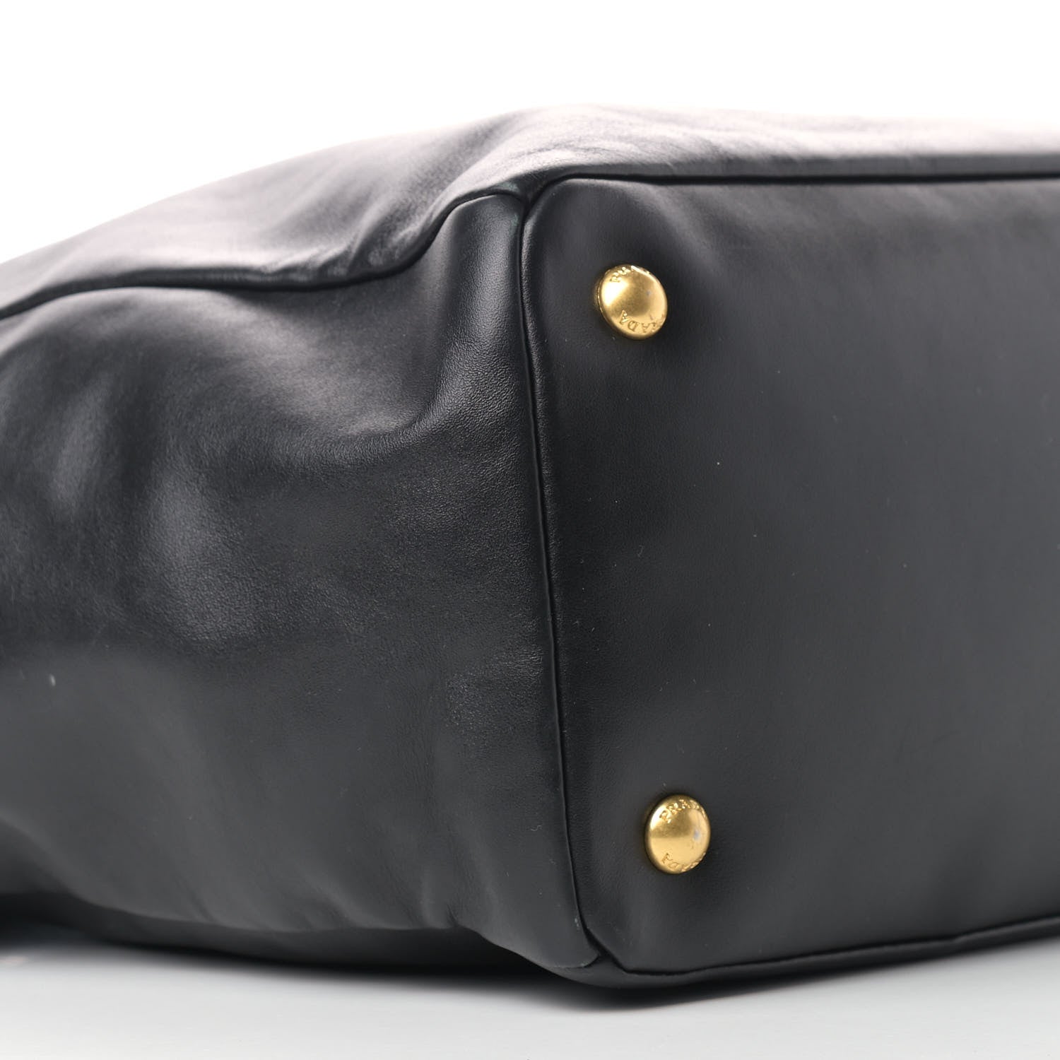 Prada Soft Calf Shopping Tote Black 8 of 11