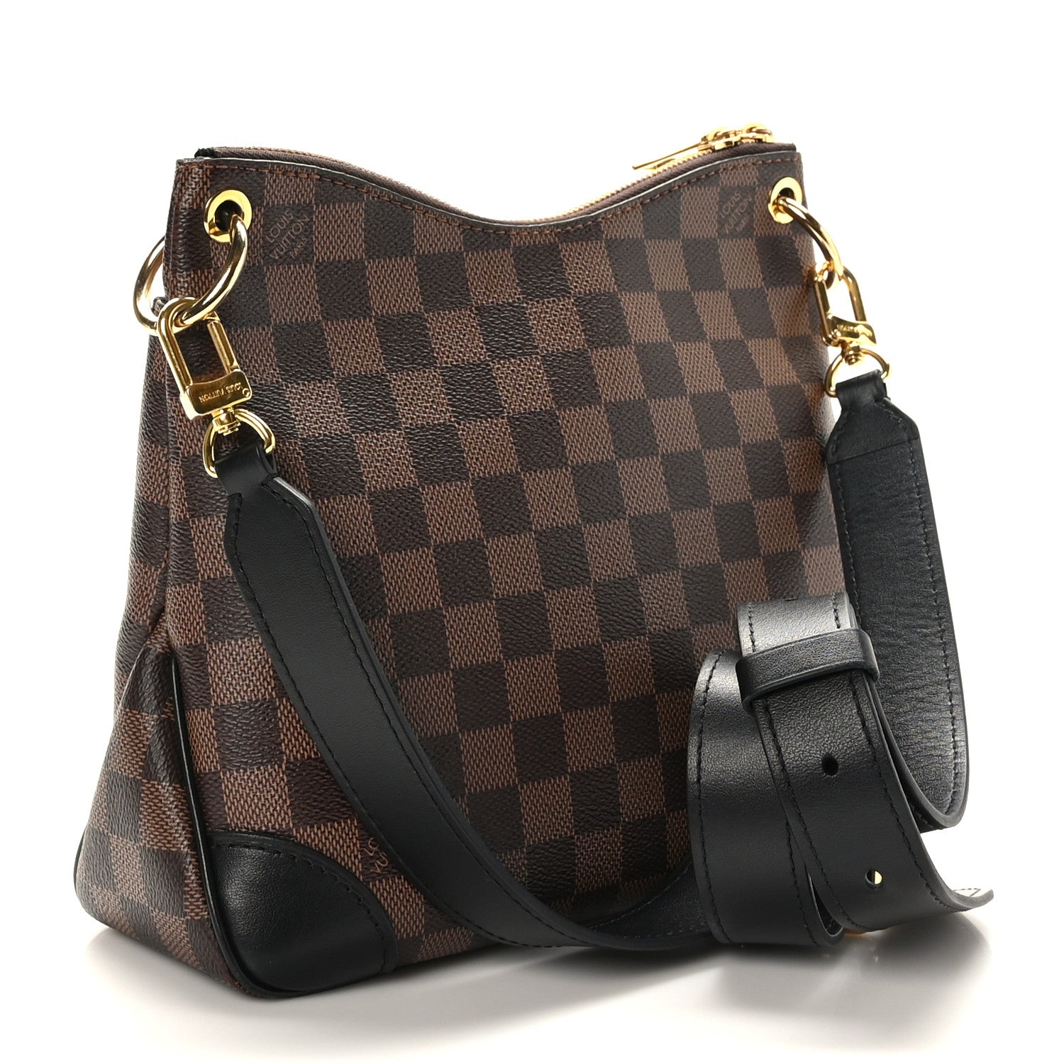 Louis Vuitton Damier Ebene Odeon PM Black 3 of 8