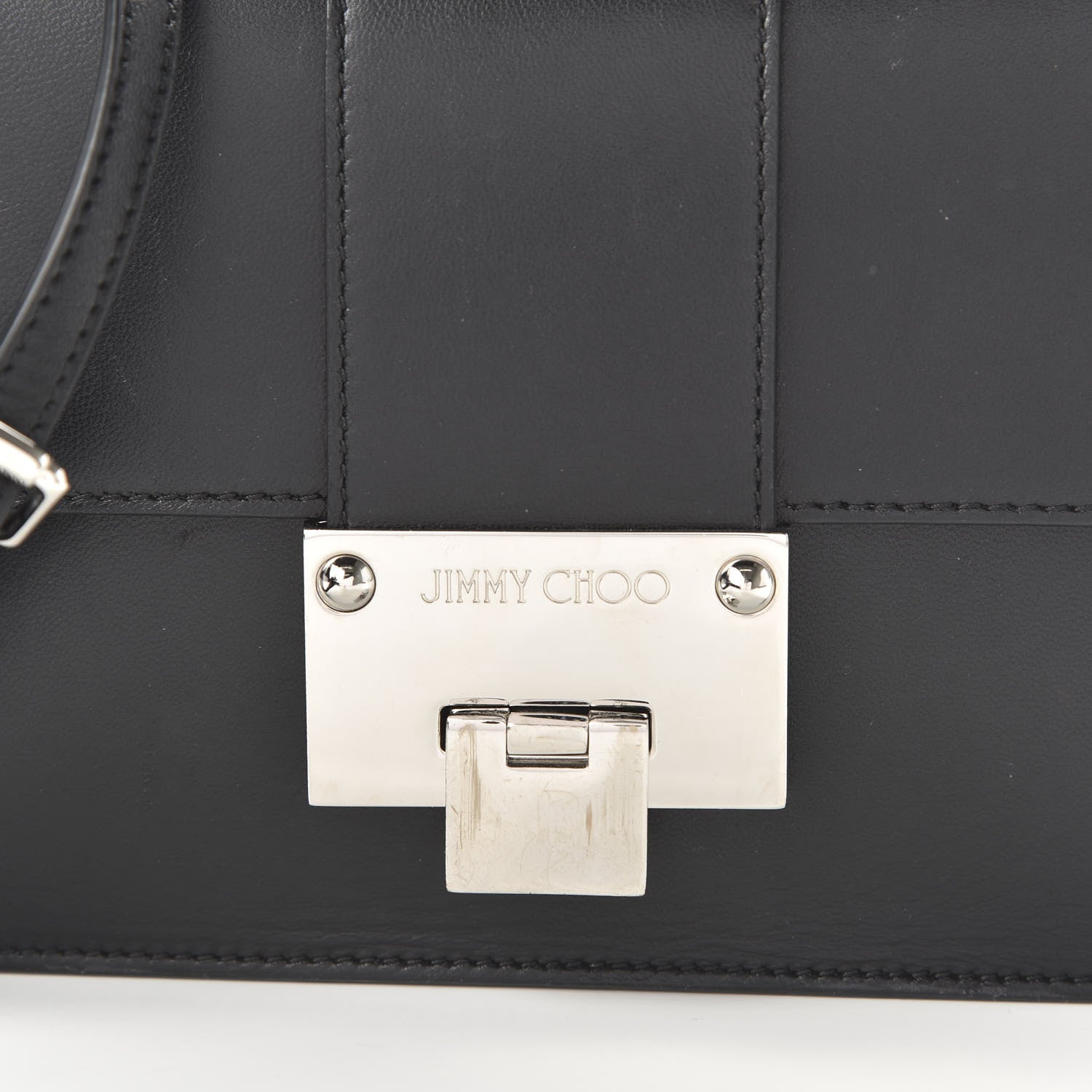 Jimmy Choo Smooth Calfskin Rebel Crossbody Bag Black 8 of 8