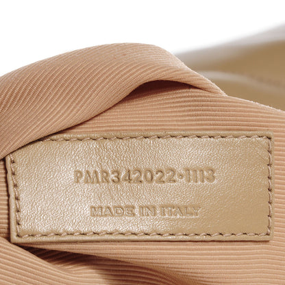 Saint Laurent Lambskin Matelasse Chevron Monogram Cassandre Shopper Beige 6 of 8