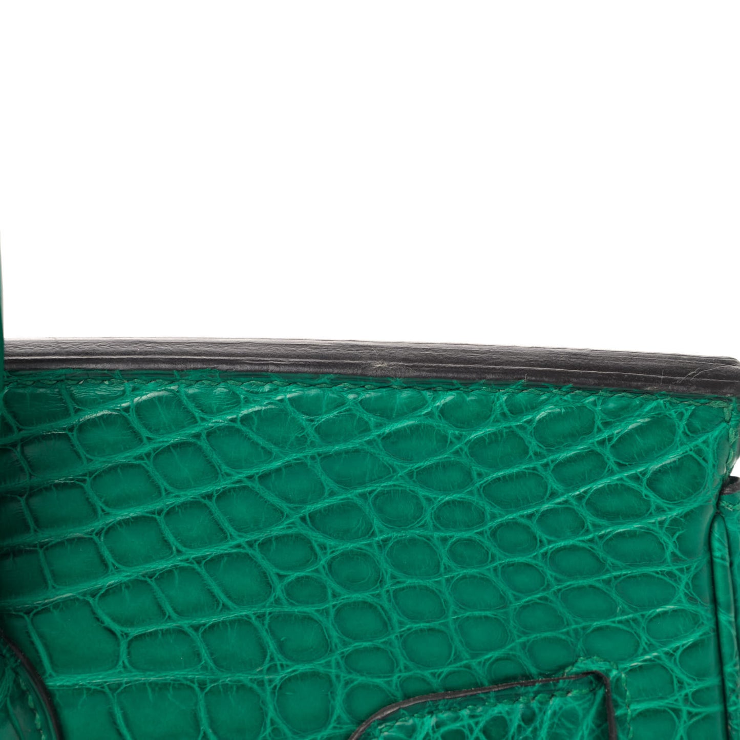 Matte Alligator Birkin 35 Malachite
