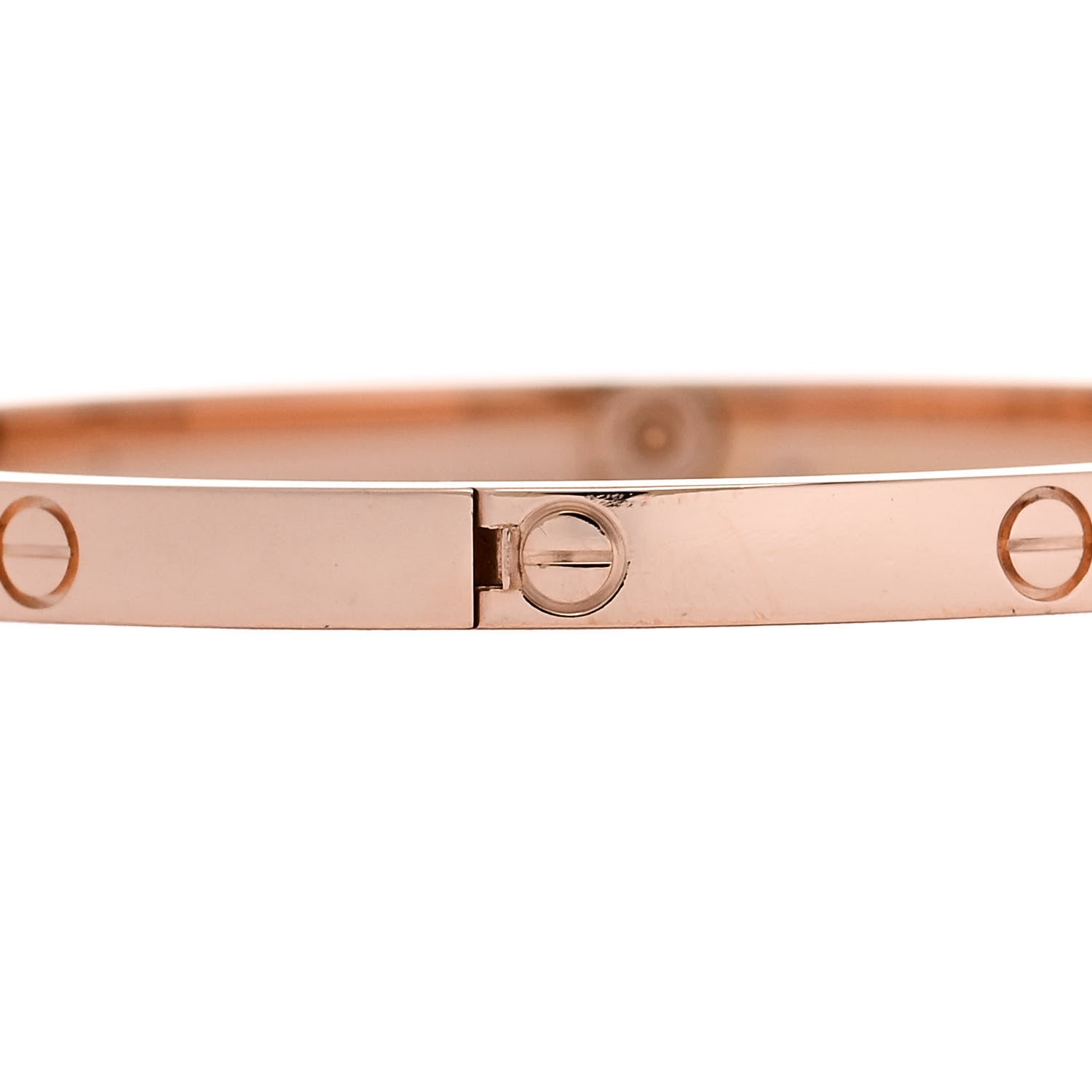 Cartier 18K Pink Gold Small LOVE Bracelet 16 5 of 8