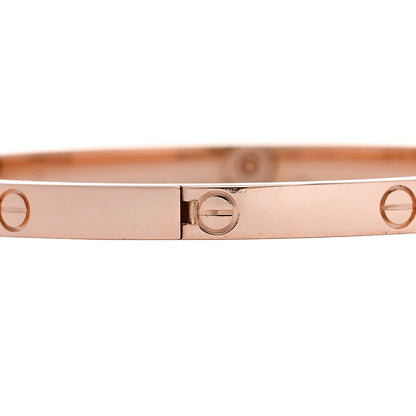 Cartier 18K Pink Gold Small LOVE Bracelet 16 5 of 8