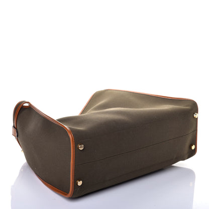 Fendi Canvas Calfskin Large Peekaboo X-Lite Amazzonia Cuoio 4 of 8