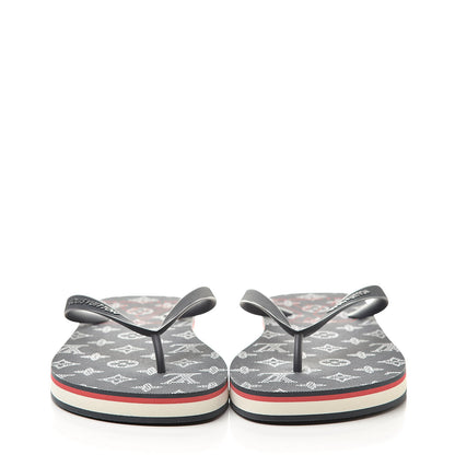 Louis Vuitton Rubber Mens Molitor Thong Sandals 10 Marine Rouge 2 of 7