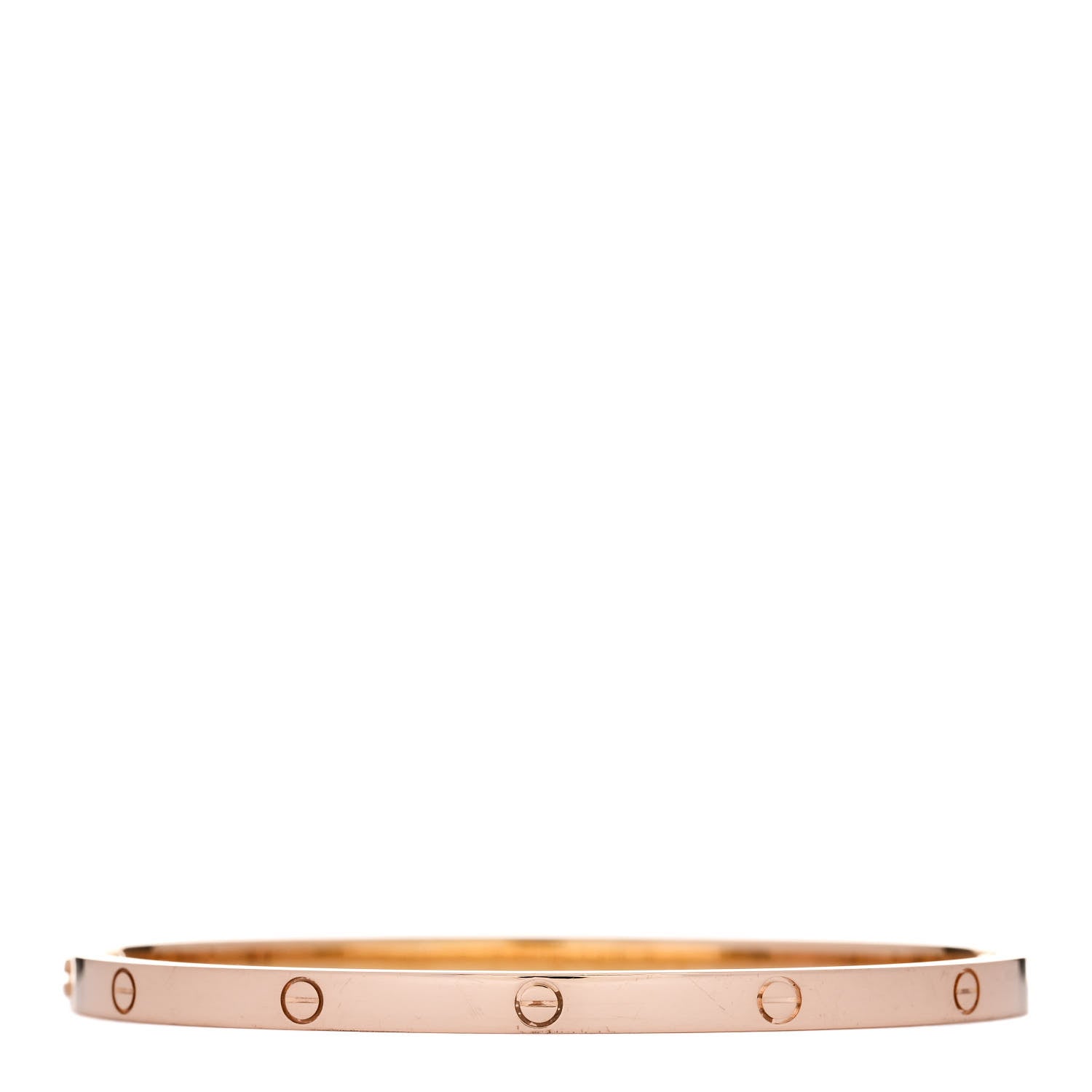 Cartier 18K Pink Gold Small LOVE Bracelet 17 2 of 8