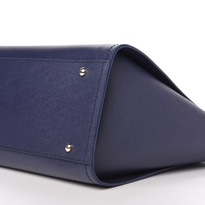 Chanel Caviar Small Studded Deauville Tote Navy 7 of 11