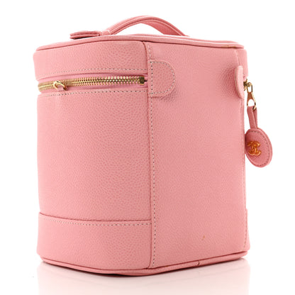 Chanel Caviar Vanity Cosmetic Case Pink 3 of 9