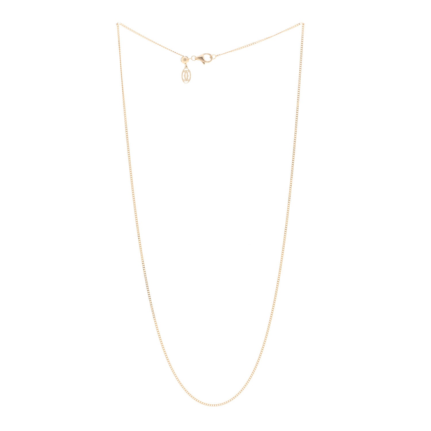 Cartier 18K Yellow Gold Chain Necklace 3 of 5