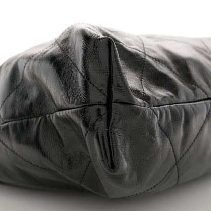 Chanel Shiny Calfskin Quilted Chanel 22 Black 10 of 11