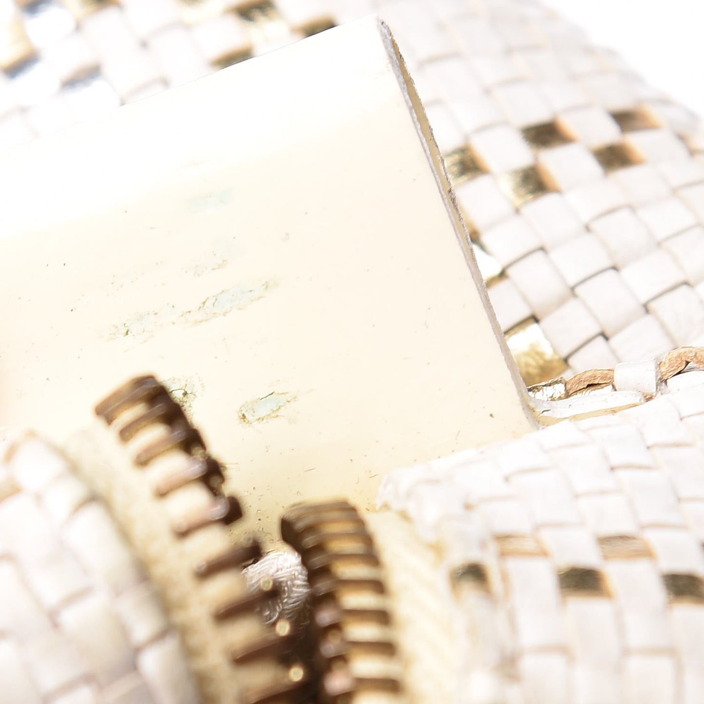 Braided Street Shopper PM Gold